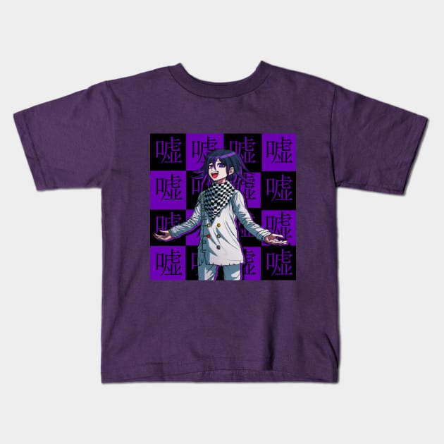 Kokichi Oma - Lie Kids T-Shirt by valival